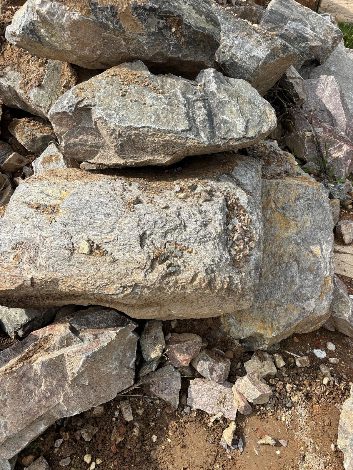 Stock de granulats chez CDB